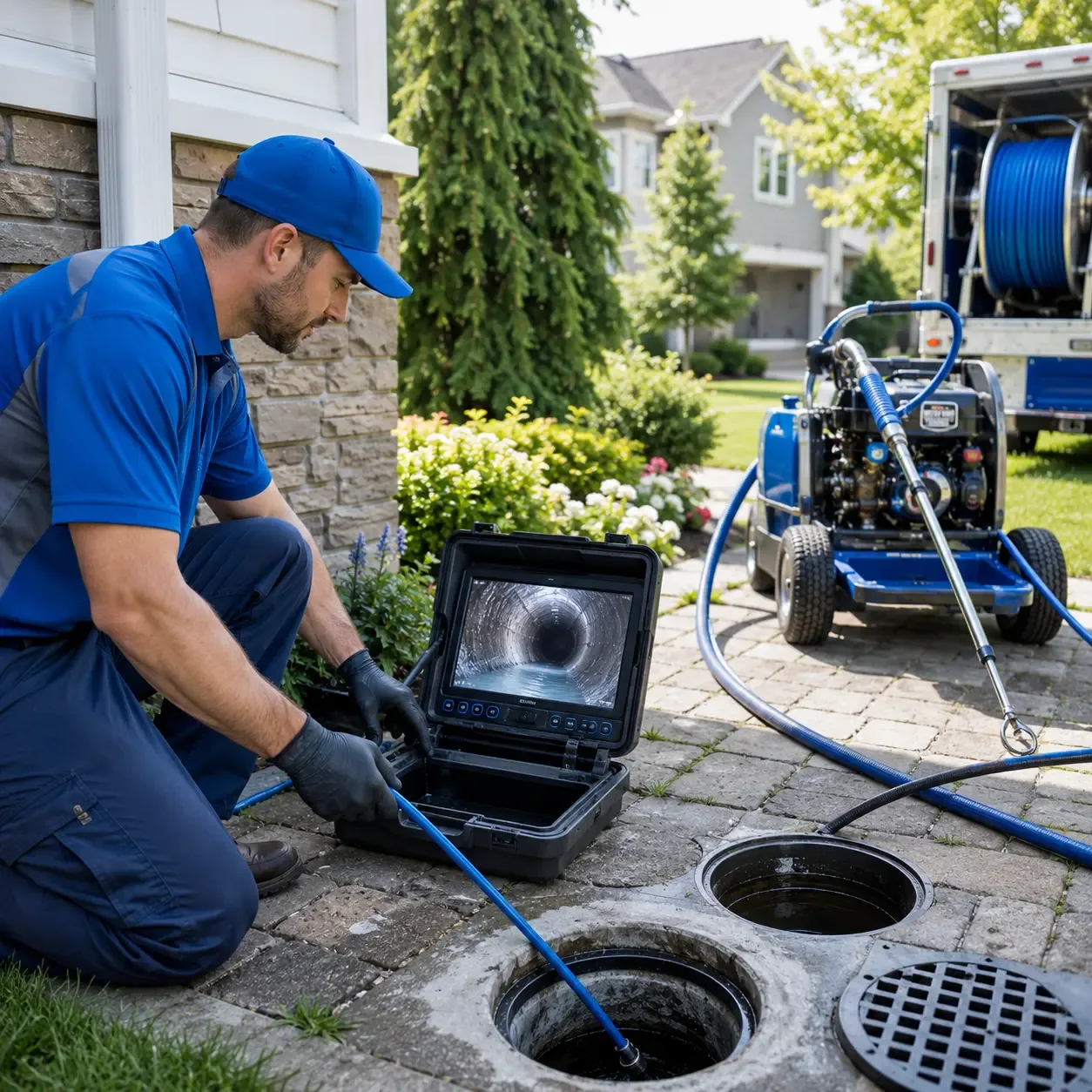 Outdoor drain cleaning professionals serving Geneva, OH